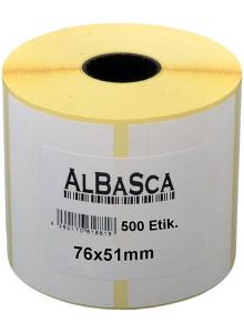 Transfer-Etiketten Kunststoff fr Reifen weiss selbstklebend 78*51mm 500 Etik. Rolle Bild 0