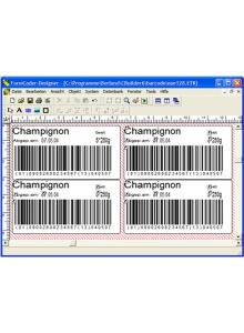 Formcoder grafische Barcode-Etikettensoftware mit Datenbank Bild 0