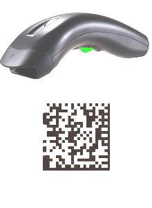 Albasca 2D MK-5300 Barcodescanner USB Datamatrix und QR-Codes Bild 0